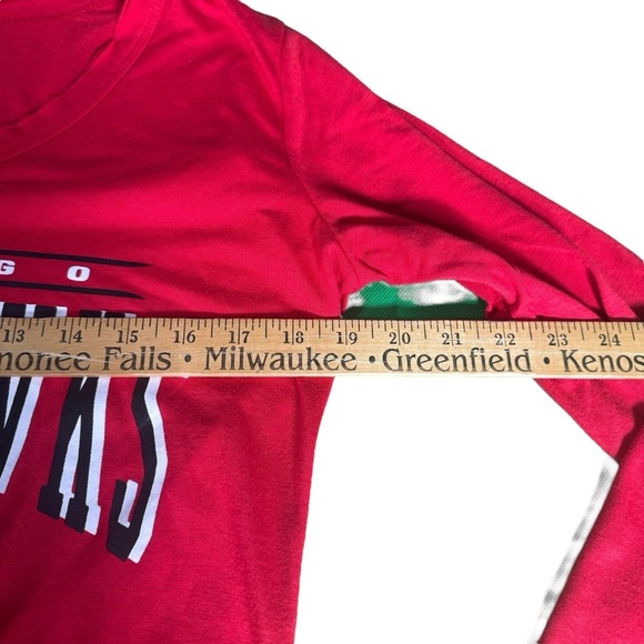 CONCEPTS SPORTS CHICAGO BLACKHAWKS NHL LONG SLEEVE TEE T SHIRT Women's Sz Large - Picture 5 of 8